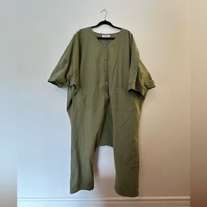 Super Baggy Red Sky Jumpsuit - Big Big Big and Fun - GREEN